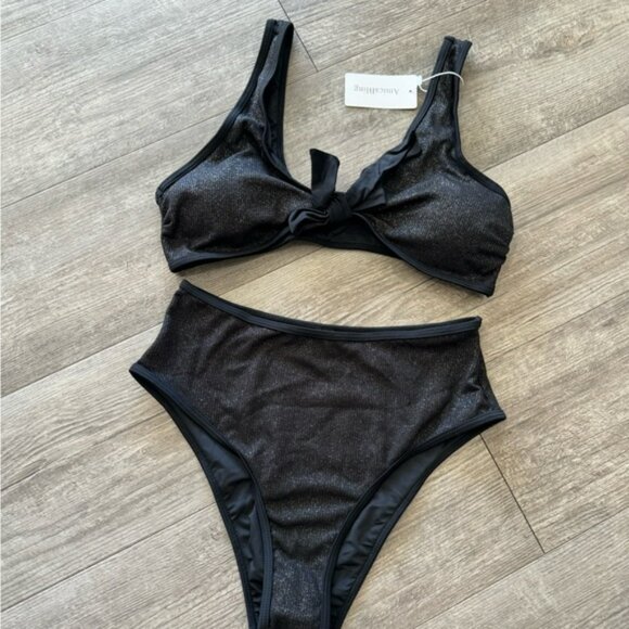 AMICABLING shimmery swimming set 🖤 - Picture 7 of 14